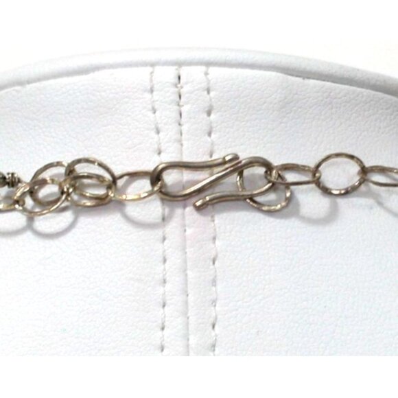 Tourmaline  Gemstone Necklace With Adjustable Chain & Hook Clasp - Picture 3 of 3